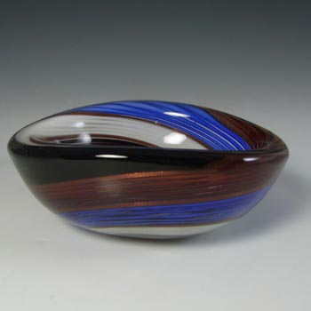 Aureliano Toso / Dino Martens Mezza Filigrana Glass Bowl