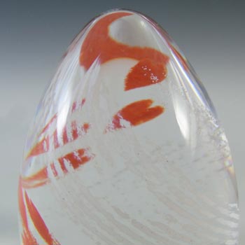 MARKED Caithness Vintage Glass "Love, All My Heart" Paperweight