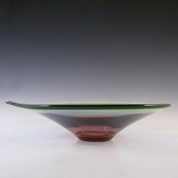 Mstisov Czech Glass 'Duha' Bowl by Vlastimir Svoboda