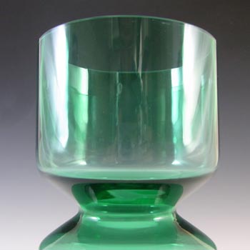 (image for) Riihimaki #1472 Riihimaen Tamara Aladin Green Glass Vase - Click Image to Close