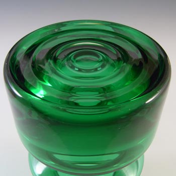 Riihimaki #1472 Riihimaen Tamara Aladin Green Glass Vase - Click Image to Close