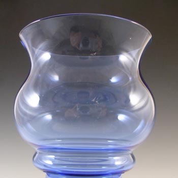 (image for) Riihimaki #1513 Riihimaen Lasi Oy Blue Glass 'Tulppaani' Vase - Click Image to Close