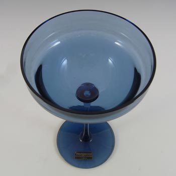 Wedgwood/Stennett-Willson Blue Glass Cromer Candlestick RSW16/2
