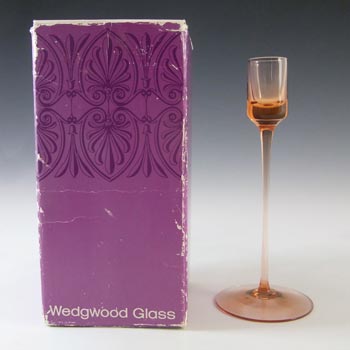 Wedgwood "Sandringham" Topaz Glass 6.5" Candlestick RSW22/2