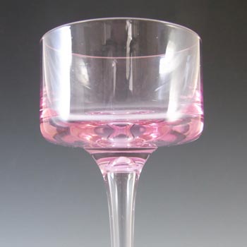 Wedgwood Vintage Brancaster Pink Glass 11" Candlestick RSW15/3