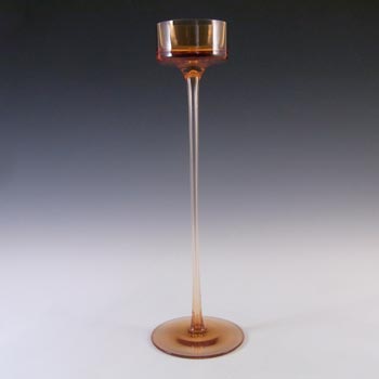 Wedgwood "Brancaster" Topaz Glass 11.5" Candlestick RSW15/3