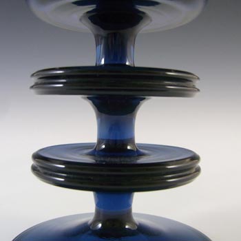 MARKED Wedgwood Sapphire Glass Sheringham Candlestick RSW13/2