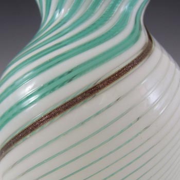 Aureliano Toso / Dino Martens Mezza Filigrana Glass Vase #5701