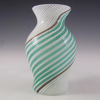 Aureliano Toso / Dino Martens Mezza Filigrana Glass Vase #5701