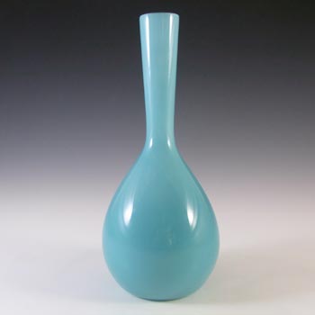 Elme Swedish / Scandinavian Vintage Blue Cased Glass Vase