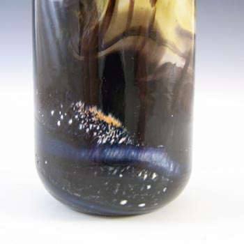 SIGNED Gozo Maltese Sandy Brown Glass 'Seashell' Vase