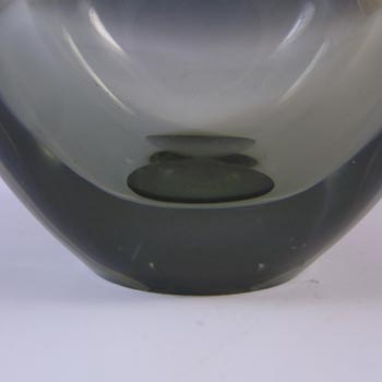 Holmegaard #15732 Per Lutken 'Smoke' Glass 'Minuet' Vase - Signed