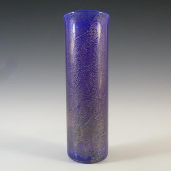 Isle of Wight Studio 'Azurene Blue' Glass Cylinder Vase