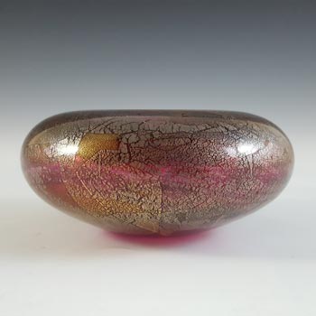 (image for) Isle of Wight Studio / Harris 'Azurene Pink' Glass Squat Vase