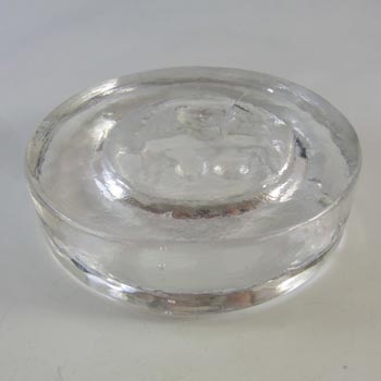 Boda Vintage Clear Glass Nude Lady "Eve" Bowl by Erik Hoglund
