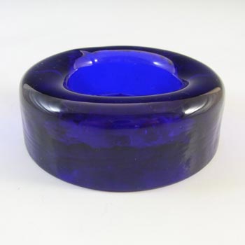 Boda Vintage Blue Glass Nude Lady "Eve" Bowl by Erik Hoglund