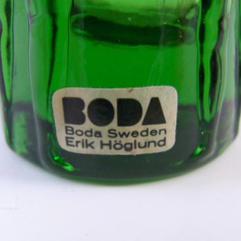 LABELLED Boda Swedish Glass "Adam & Eve" Shot Glasses by Erik Hoglund