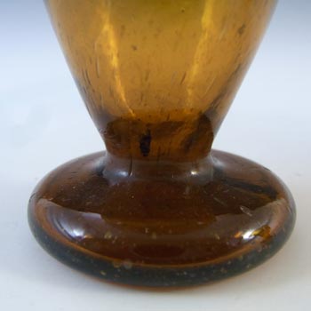 Egyptian Recycled "Muski" Bubbly Amber Glass Port or Sherry Glasses
