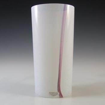 SIGNED Kosta Boda Glass \'Rainbow\' Vase Bertil Vallien #48227