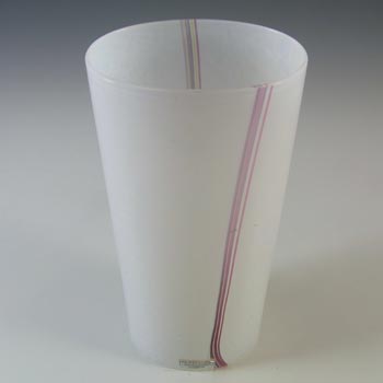 SIGNED Kosta Boda Glass 'Rainbow' Vase Bertil Vallien #48227