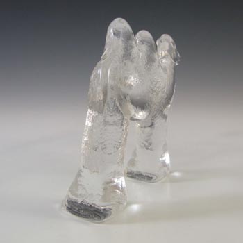 Kosta Boda Glass Camel Sculpture - Zoo Series by Bertil Vallien