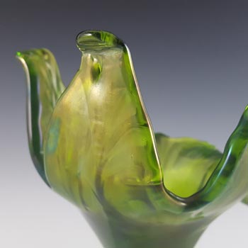 Kralik Art Nouveau 1900's Iridescent Floriform Glass Vase