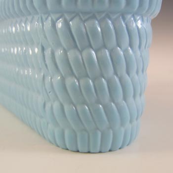 Sowerby #1192½ Victorian Blue Milk Glass Antique Basket Bowl