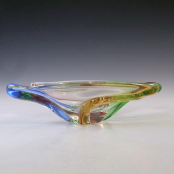 Mstisov Czech Glass Rhapsody Bowl / Ashtray by Frantisek Zemek
