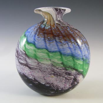 SIGNED & LABELLED Phoenician Vintage Multicoloured Glass Vase