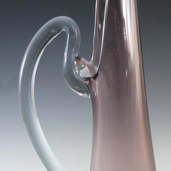 (image for) Murano/Venetian Purple, Amber & Blue Sommerso Glass Jug/Vase - Click Image to Close