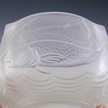 Walther & Söhne Art Deco Glass 'Nymphen' Mermaid Trinket Bowl
