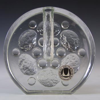 LABELLED Walther Glas German Solifleur "Wheel" Glass Vase