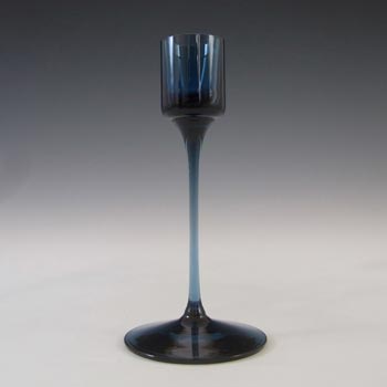 Wedgwood "Sandringham" Sapphire Glass 5" Candlestick RSW22/1 Boxed