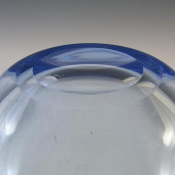 Whitefriars #9364 William Wilson Sapphire Blue Glass Vase