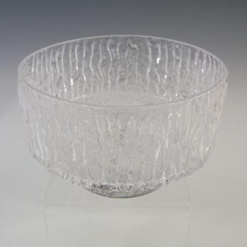 Whitefriars #M136 Geoffrey Baxter Textured Glass Fruit Bowl