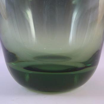 Whitefriars #9364 William Wilson Sea Green Glass Vase
