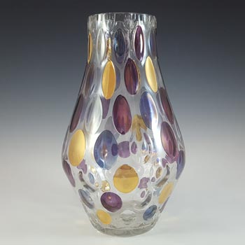 Borske Sklo Retro Glass \'Nemo\' Vase by Max Kannegiesser