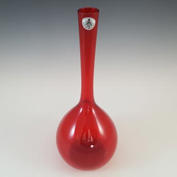 Elme Vintage Swedish / Scandinavian Red Glass Vase
