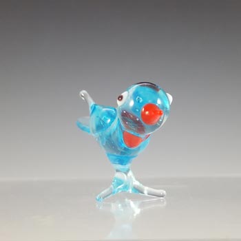 Japanese Lampworked Glass Penguin & Bird - Irene Series Label