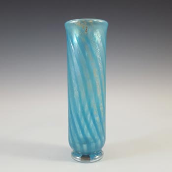 Isle of Wight Studio / Harris 'Victorian' Blue Glass Vase