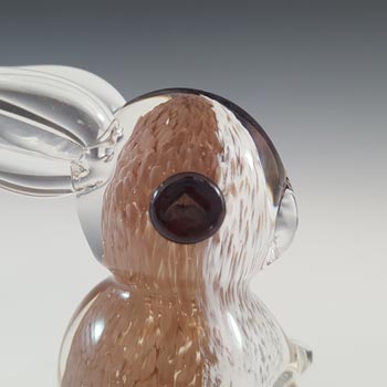Creative Glass of King's Lynn British Brown & White Rabbit