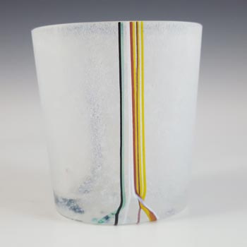 Kosta Boda Glass 'Rainbow' 3.25" Vase - Signed Bertil Vallien #48225