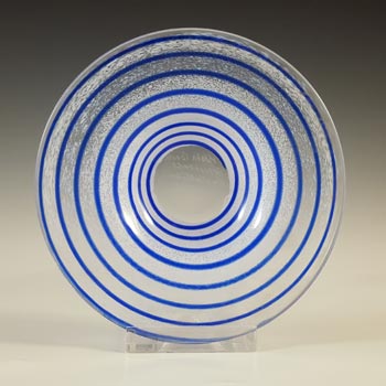 SIGNED Kosta Boda Glass Plate by Ulrica Vallien #78012
