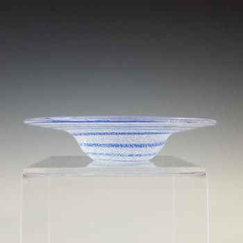 SIGNED Kosta Boda Glass Plate by Ulrica Vallien #78012