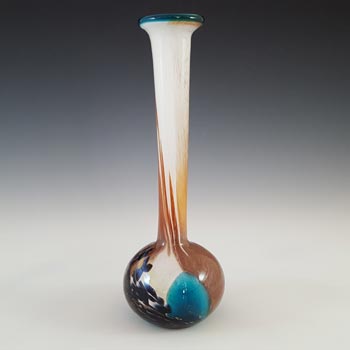 Mdina 'Seascape' Maltese Glass Vase - Signed & Labelled