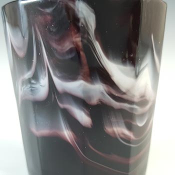 Sowerby Victorian Purple Malachite / Slag Glass Tumbler