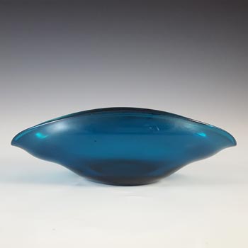 Sowerby #S.2761 Vintage 1960\'s Blue Glass Posy Bowl / Astray