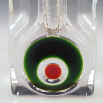LABELLED Walther Kristallglas German Solifleur Glass Stem Vase