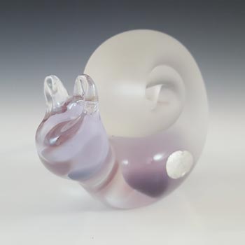 LABELLED Wedgwood Lilac & Frosted Glass Snail RSW68