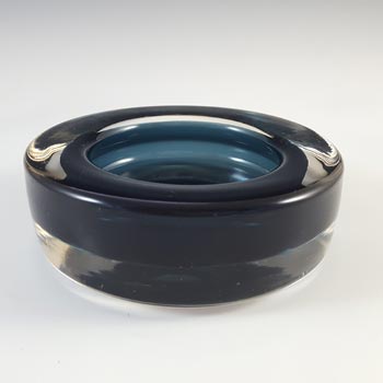 Whitefriars #9665 Indigo Blue Glass Vintage Bowl / Ashtray